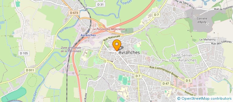 localisation de l'entreprise BREEZY BRASS QUINTET  AVRANCHES