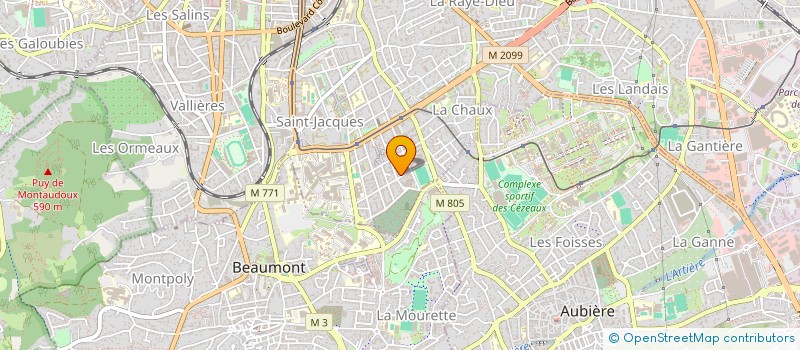 localisation de l'entreprise BREF DE LUNE  CLERMONT-FERRAND