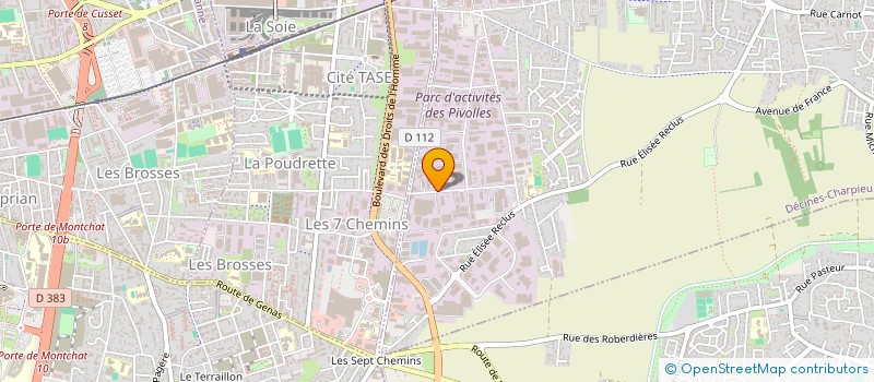 localisation de l'entreprise BREF DECAPAGE à DECINES-CHARPIEU