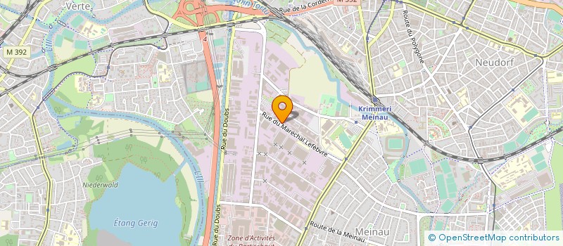 localisation de l'entreprise BREF SERVICES à STRASBOURG