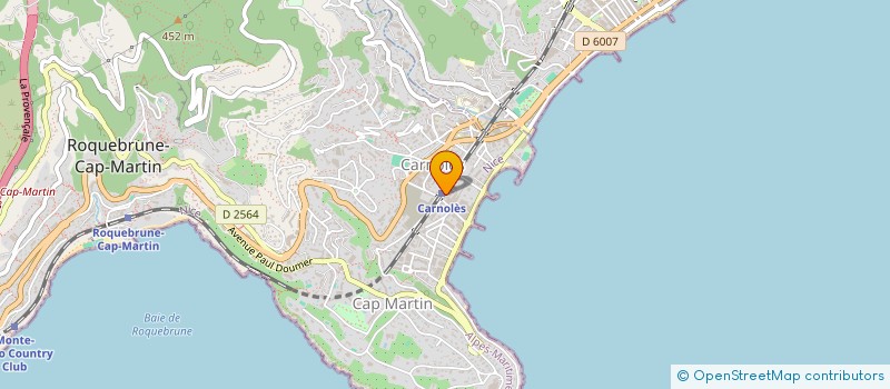 localisation de l'entreprise BREFIM à ROQUEBRUNE-CAP-MARTIN
