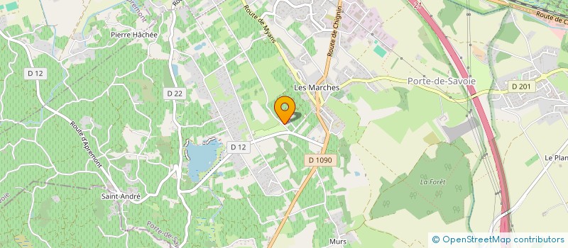 localisation de l'entreprise BREFON  PORTE-DE-SAVOIE