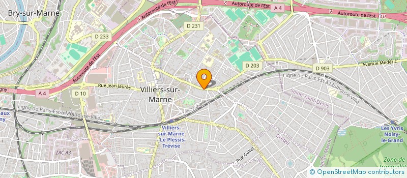 localisation de l'entreprise BREG  VILLIERS-SUR-MARNE