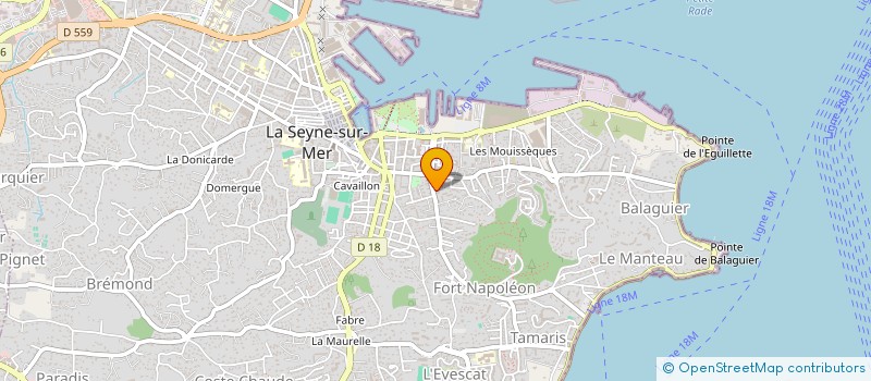 localisation de l'entreprise BREGAILLON à LA SEYNE-SUR-MER