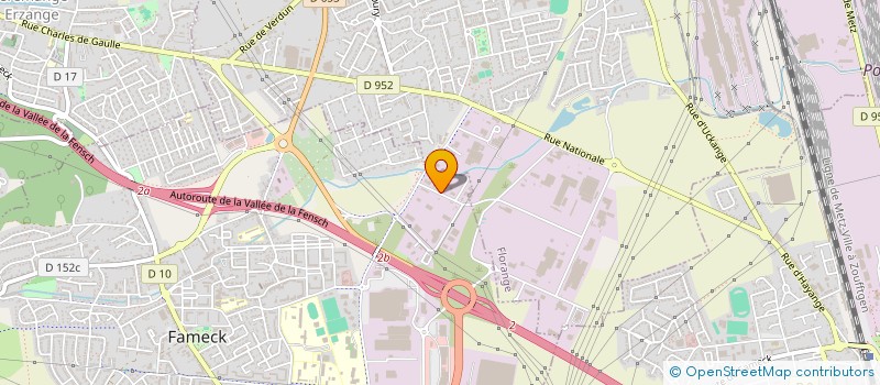 localisation de l'entreprise BREGAND IMMOBILIER  FAMECK