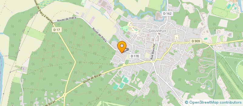 localisation de l'entreprise BREGAS CARLOS SERRURERIE  GOUVIEUX