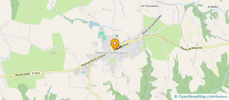 localisation de l'entreprise BREGAS ET DROUET  VALENCE-D'ALBIGEOIS