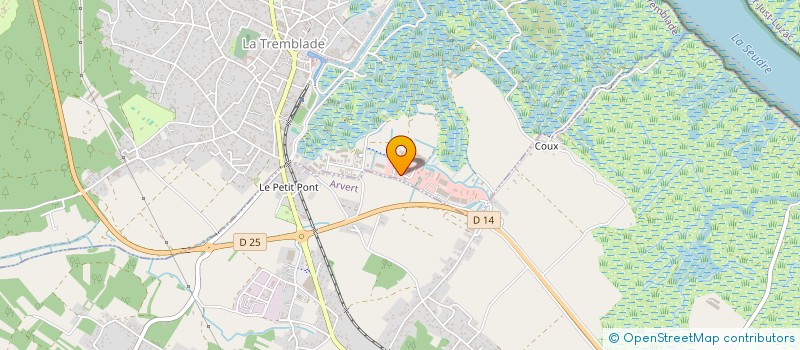 localisation de l'entreprise BREGAUDIERES LOC  LA TREMBLADE