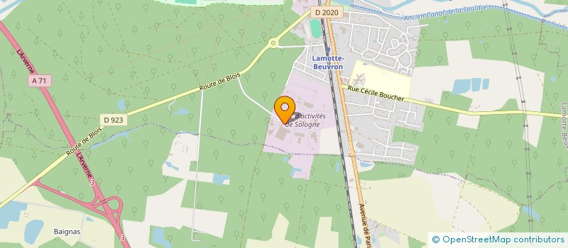localisation de l'entreprise BREGENT EQUIPEMENTS à LAMOTTE-BEUVRON