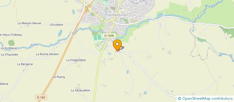 localisation de l'entreprise BREGEON  TREMENTINES