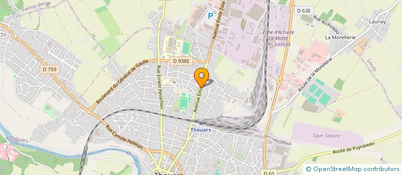 localisation de l'entreprise BREGER INDIVISION THOUARS  THOUARS