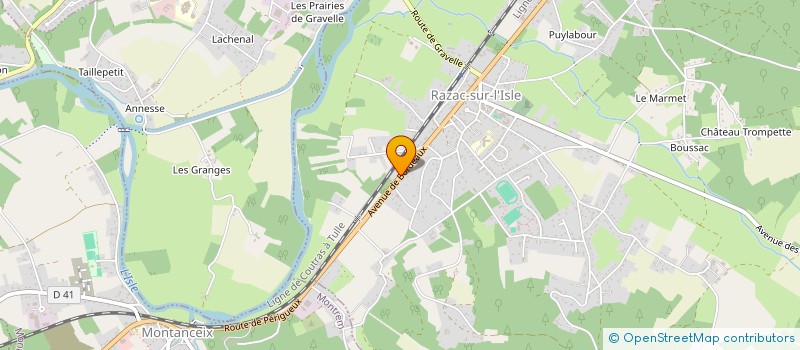 localisation de l'entreprise BREGERAS  MARSAC-SUR-L'ISLE