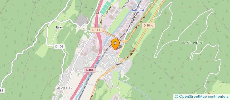 localisation de l'entreprise BREGIPLAST à GROISSIAT