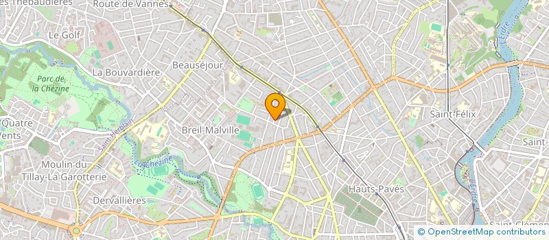 localisation de l'entreprise BREGO JUNIOR à NANTES