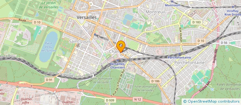 localisation de l'entreprise BREGUET MAISON INDIVIDUELLE CIE GRENOBLE à VERSAILLES