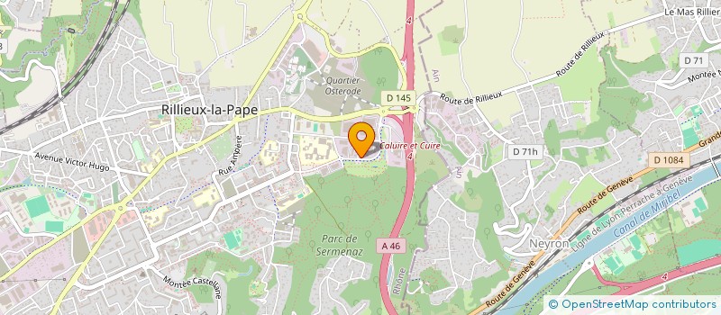 localisation de l'entreprise BREGUET NANTES  RILLIEUX-LA-PAPE