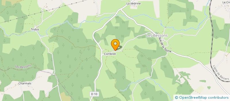 localisation de l'entreprise BREGUIBOUL POULALION  LES BESSONS