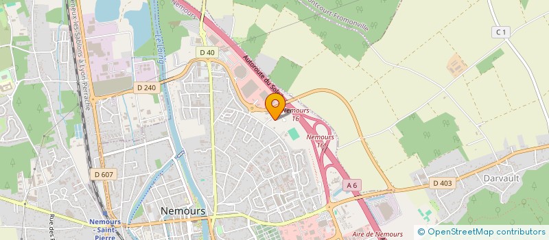 localisation de l'entreprise BREHAL  NEMOURS