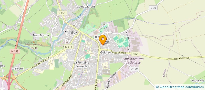 localisation de l'entreprise BREHIER THIERRY à FALAISE