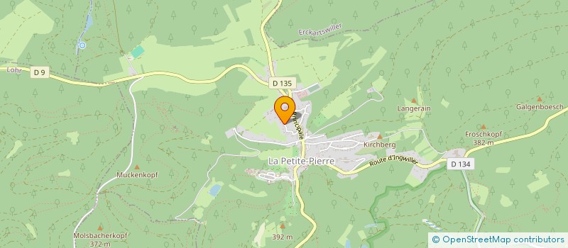 localisation de l'entreprise BREHM-REINHARDT  LA PETITE-PIERRE