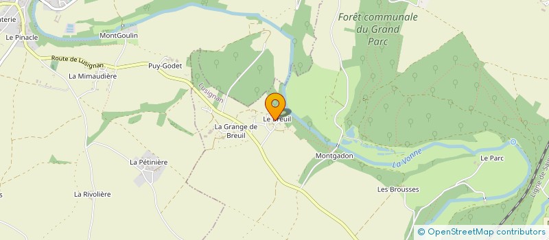 localisation de l'entreprise BREIM  CELLE-L'EVESCAULT