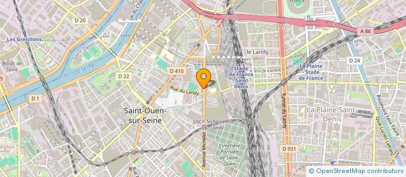 localisation de l'entreprise BREIMA à SAINT-DENIS