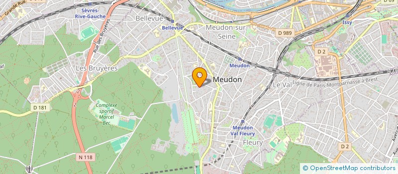 localisation de l'entreprise BREINE à MEUDON