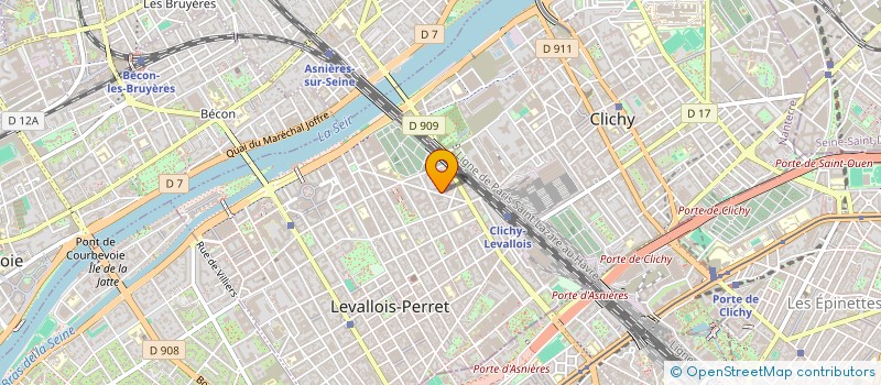 localisation de l'entreprise BREISASS à LEVALLOIS-PERRET