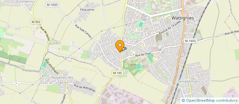 localisation de l'entreprise BREITZILLE  WATTIGNIES