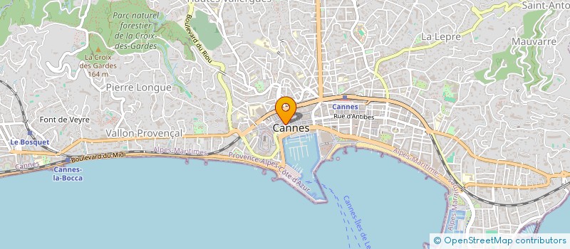 localisation de l'entreprise BREIZ à CANNES