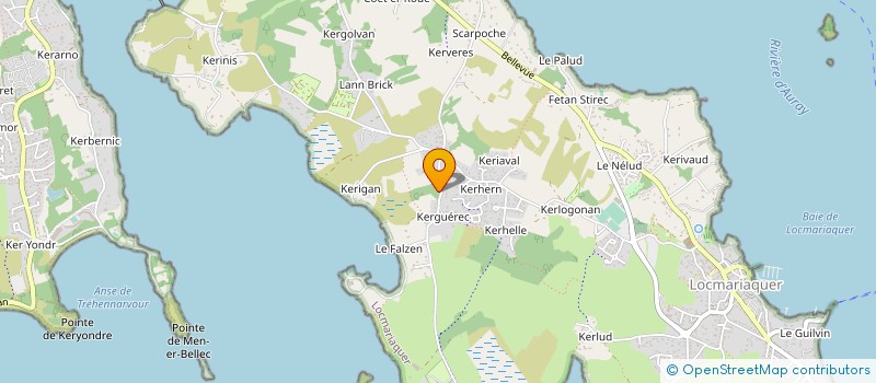 localisation de l'entreprise BREIZ  LOCMARIAQUER