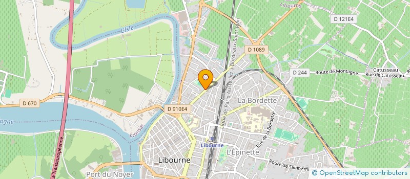 localisation de l'entreprise BREIZ AQUITAINE à LIBOURNE