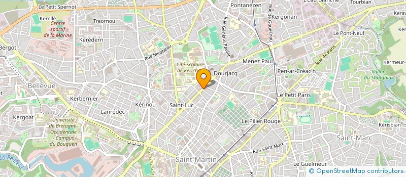 localisation de l'entreprise BREIZ BIKES à BREST