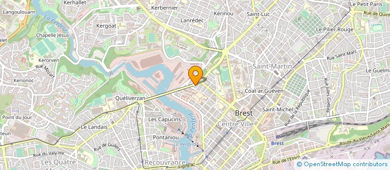 localisation de l'entreprise BREIZ FORMATIONS à BREST