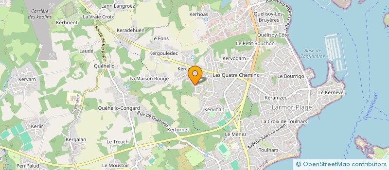 localisation de l'entreprise BREIZ INNOV à LARMOR-PLAGE