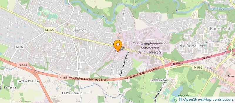 localisation de l'entreprise BREIZ INOX à SAUTRON