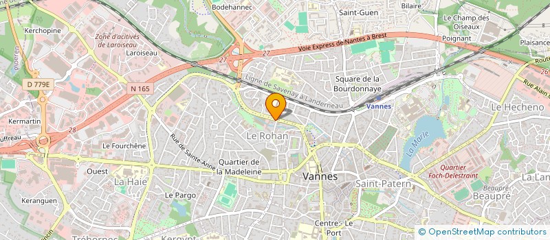 localisation de l'entreprise BREIZ TRANSPORTS à VANNES