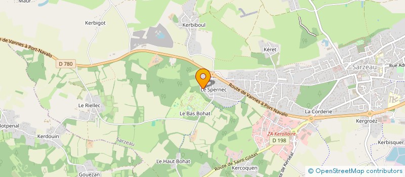 localisation de l'entreprise BREIZALP INVESTISSEMENT  SARZEAU