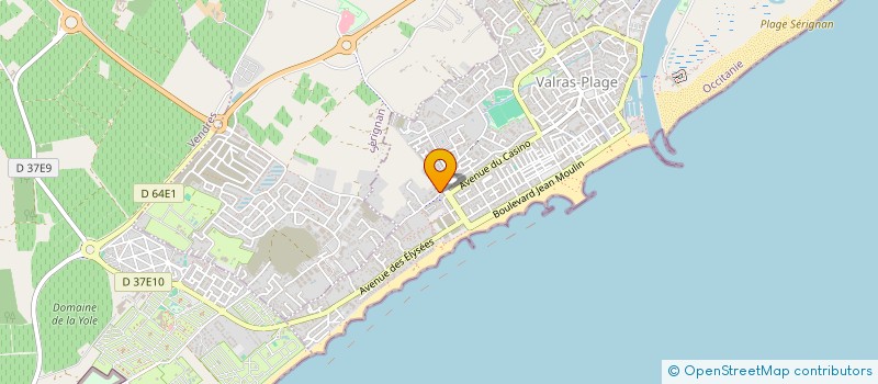 localisation de l'entreprise BREIZD'OC  VALRAS-PLAGE