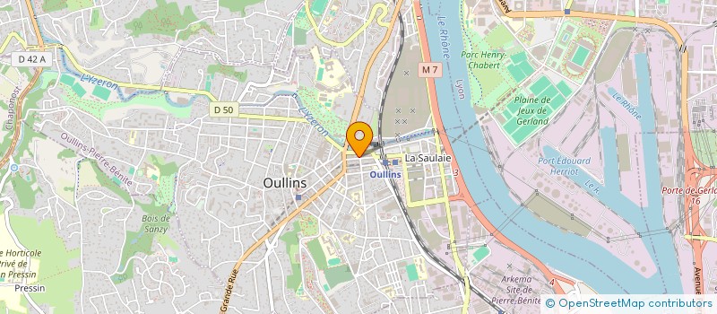 localisation de l'entreprise BREIZERIS NM  OULLINS-PIERRE-BENITE