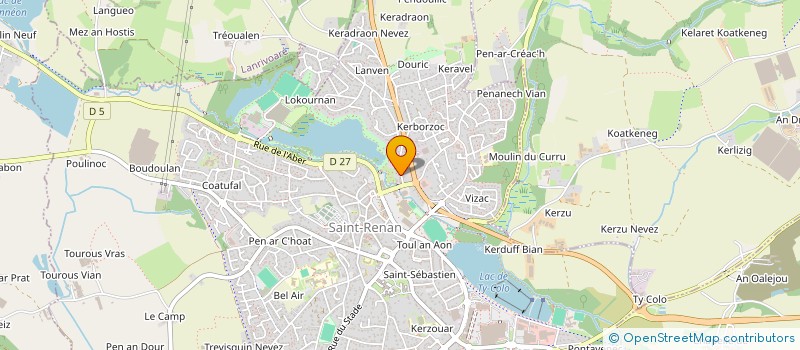 localisation de l'entreprise BREIZH 29  SAINT-RENAN
