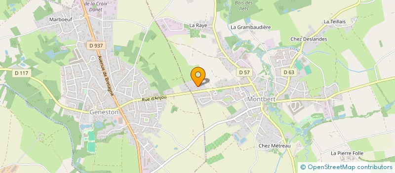 localisation de l'entreprise BREIZH 2A à MONTBERT