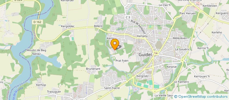 localisation de l'entreprise BREIZH 85  GUIDEL