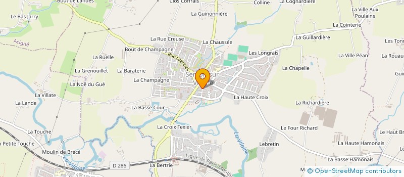 localisation de l'entreprise BREIZH'AACH  SERVON-SUR-VILAINE