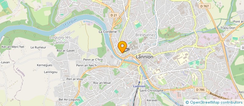localisation de l'entreprise BREIZH AFRO LATINO  LANNION