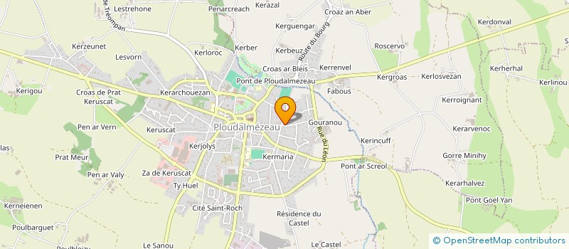 localisation de l'entreprise BREIZH AGENCEUR à PLOUDALMEZEAU