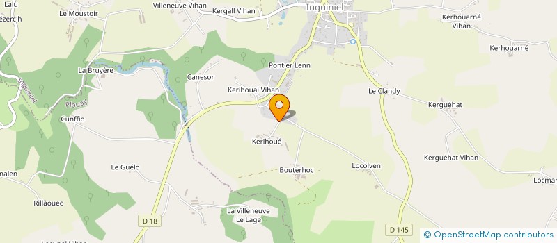 localisation de l'entreprise BREIZH AGRIS ETA à INGUINIEL