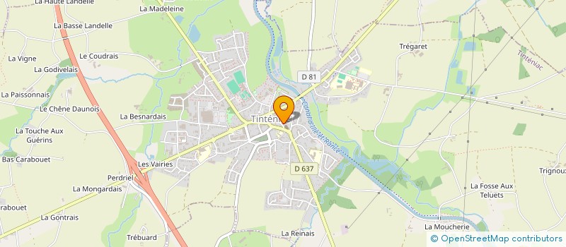 localisation de l'entreprise BREIZH AIL  TINTENIAC