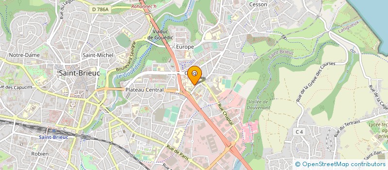 localisation de l'entreprise BREIZH ANATOMY à SAINT-BRIEUC