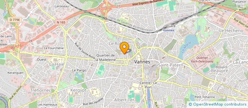 localisation de l'entreprise BREIZH APHASIE MORBIHAN, BAM  VANNES